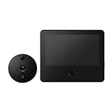 BtsAn Smart Cat's Eye 1S Protection 1080P 5 Pouces IPS écran vidéo Sonnette caméra HD Vision Nocturne Alarme WiFi App