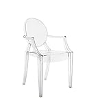 Kartell Louis Ghost, Chaise, Lot de 2, Cristal