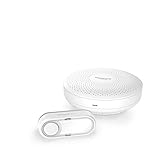 Honeywell Home Kit Carillon sans Fil 150m Rond avec Bouton-Poussoir (Blanc), DCR311S