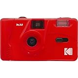 KODAK M35 DA00239 - Appareil Photo Rechargeable 35mm, Objectif Grand Angle Fixe, Viseur Optique, Flash Intégré, Pile AAA – Rouge