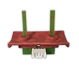 Easyricambi - Debimètre Poêle à granulés, capteur de débit d'air modèle J064 pour Micronova, Edilkamin, Dal Zotto, La Nordique Extraflame (Support Rouge)