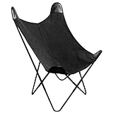 THE HOME DECO FACTORY Butterfly Fauteuil Papillon, Coton, Multicolore, 70 x 77 x 101 cm