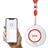 SINGCALL Tuya WiFi Smart SOS Alarme de Bouton d'urgence pour Le téléavertisseur handicapé Système, à Utiliser avec Tuya WiFi