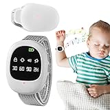 Zceplem Alarme d'énurésie Nocturne pour Adultes | Solution de Pipi au lit sans Fil Rechargeable,Alarme d'énurésie Nocturne sécurisée 3 méthodes de Rappel pour Les âgés handicapés