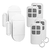 Alarme Porte, Emylo DéTecteur Ouverture Porte avec SirèNe Puissante De 130 DB, Alarme De Porte Et FenêTre sans Fil MagnéTique pour Portes, FenêTres Et Armoires, La Maison,Office(Paquet De 2)