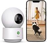 AOSU 2K Caméra Surveillance Intérieure WiFi, Vision Nocturne HD 10m, 5G/2.4 GHz WiFi, Détection Humaine AI, Camera IP 360°, Audio Bidirectionnel, pour Bébé/Animaux, Compatible avec Alexa