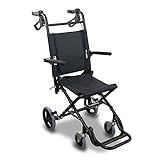 Mobiclinic®, Fauteuil de transfert, Saturno, Aluminium, Pliant, Frein sur poignées, Marque européenne, Repose-pieds pliants, Accoudoirs pliants, Léger, Ceinture de sécurité, Ergonomie